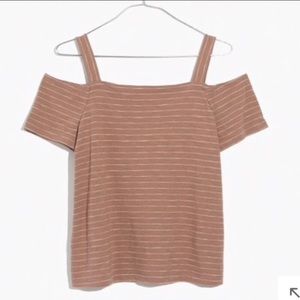 Madewell Cold Shoulder shirt NWT!